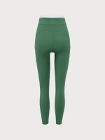 Green Natural V-Waisted Leggings 25" - Image 10