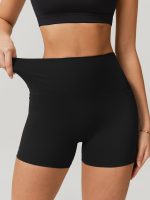 Black Natural Waisted Sports Shorts 3" - Image 5