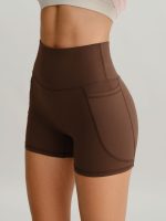 Coffee Natural Waisted Sports Shorts 3" - Image 2