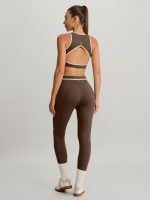 Coffee Round Neck Line Tank Top - Image 4