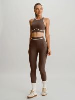 Coffee Round Neck Line Tank Top - Image 3