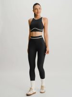 Black Round Neck Line Tank Top - Image 3