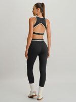 Black Round Neck Line Tank Top - Image 4