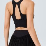 Black Cutout Twist Tank Top