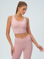 Pink Twist Back Tank Top - Image 2