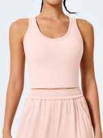 Pink Twist Back Tank Top - Image 4
