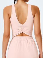 Pink Twist Back Tank Top - Image 5