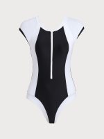 Contrast One-Piece Short Sleeve Wetsuit - Image 5