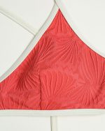 Red Jacquard X Cross Surf Top - Image 6
