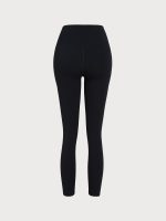 Black High Waisted Leggings 24" - Image 10