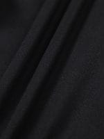 Black Contrast U Neck Sports Bra - Light Support - Image 14