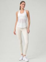 White Mesh X-Cross Tank Top - Light Support - Image 4