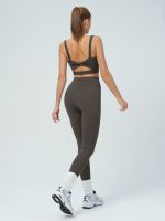 Dark Coffee Twist Sports Bra - Light Support - Image 6