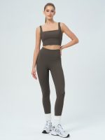 Dark Coffee Twist Sports Bra - Light Support - Image 5