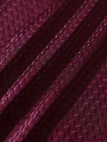 Burgundy Jacquard Plus Size Bikini Bottom - Image 8