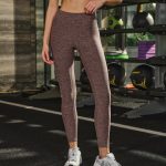 Coffee Butt Lifting High Waisted Leggings 26"