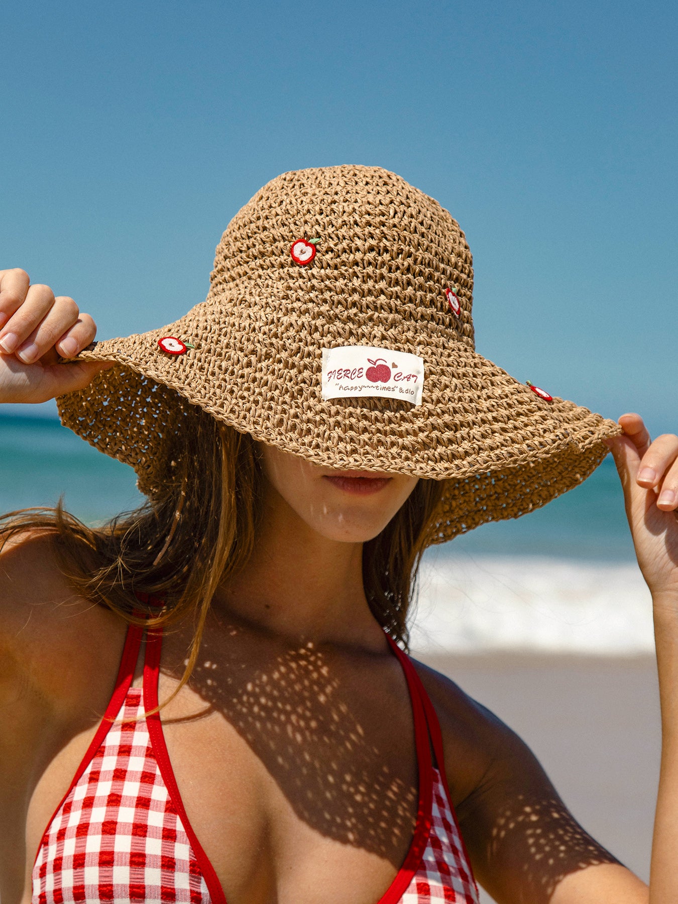 women_s-vintage-apple-woven-straw-hat-sustainable-hats-05vmms Brown Vintage Apple Woven Straw Hat - Image 1