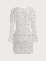 White Lace Cotton Cover-up - Image 7