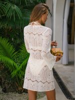 White Lace Cotton Cover-up - Image 5