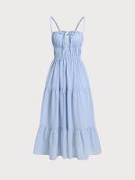 Light Blue Midi Beach Dress - Image 6