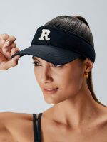 Black Sunblock Cotton Sports Hat