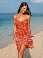 Boho Bloom Strap Beach Dress - Image 3