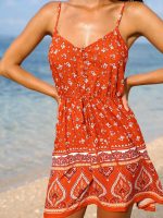 Boho Bloom Strap Beach Dress - Image 2