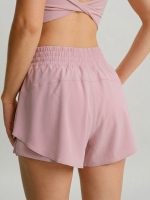 Pink Sports Breathable Shorts - Image 2