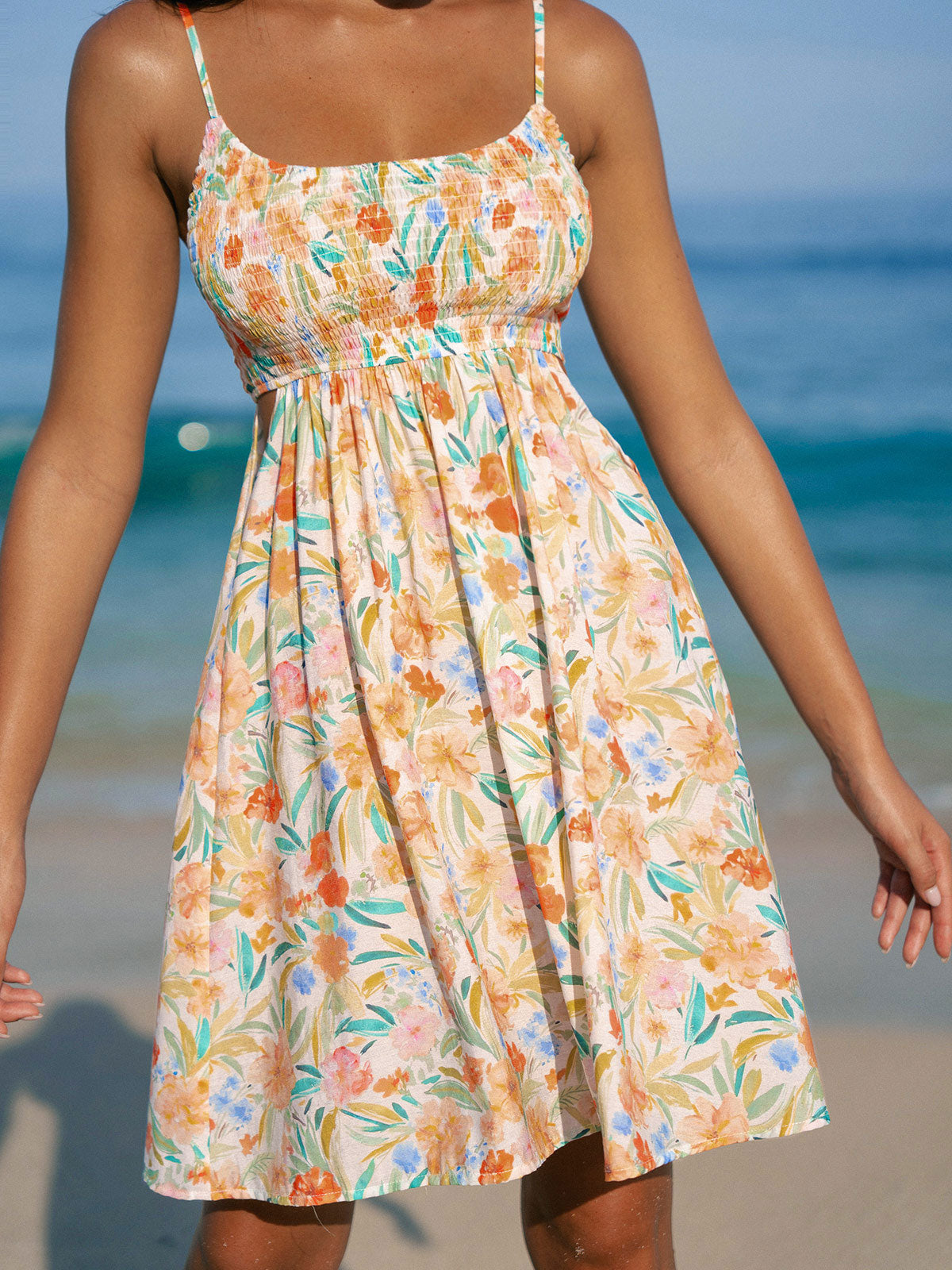 women_s-woven-rayon-cover-ups-sustainable-beach_dress-ffnfug Floral Strap Beach Dress - Image 1